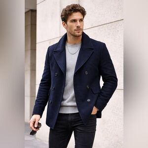 Men’s Zara Peacoat size  large